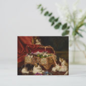 子猫の裁縫 | ジュールレロイ ポストカード (スタンド正面)