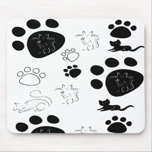 子猫の足のmousepad マウスパッド