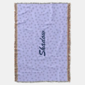 子猫の足 – 動物の毛布を投げる スローブランケット (正面縦)