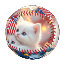 子猫の遊び時間 野球ボール