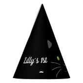 子猫の顔 パーティーハット (左)