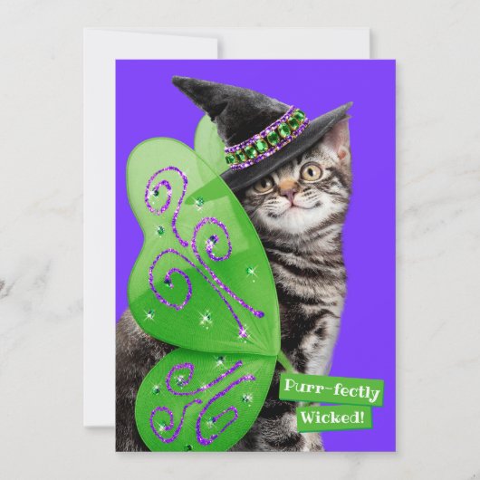 子猫の魔女 フェアリー 招待状 (正面)