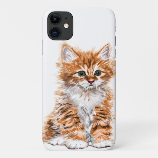 子猫のiPhoneケース - カラーを選んでください Case-Mate iPhoneケース (裏面)