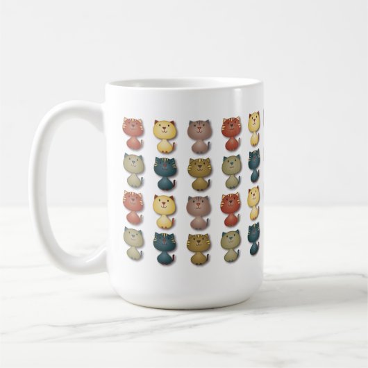 子猫のKatsのマグ コーヒーマグカップ (左)