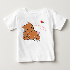 子猫のTシャツ 赤ちゃん服 ベビーTシャツ