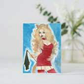 子猫はがき ポストカード (スタンド正面)