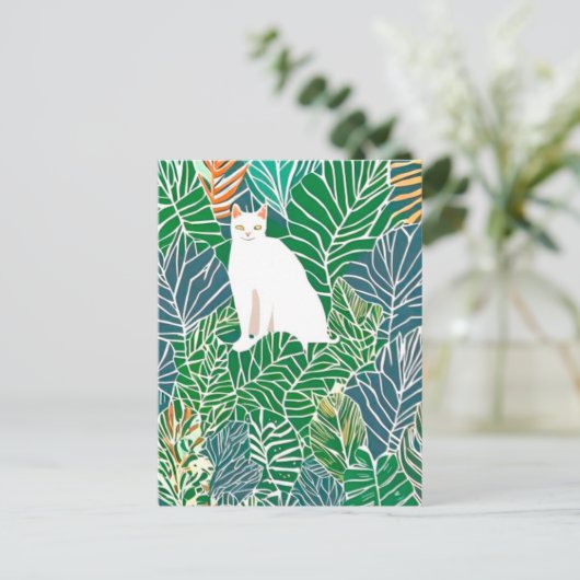 子猫はがき ポストカード (スタンド正面)