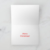 子猫はクリスマス素晴らしの飾り付け！ シーズンカード (内部)