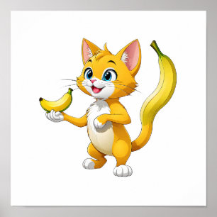 子猫はバナナ ポスター