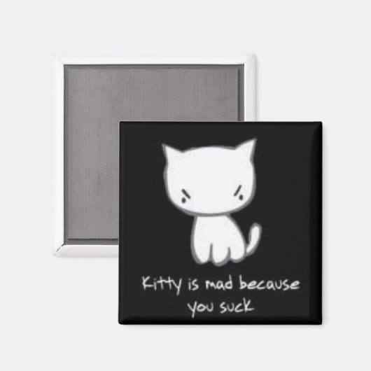 子猫は不機嫌 マグネット (正面/裏面)