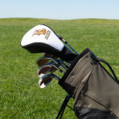 子猫は初めてのハロウィーンの準備ができてマスクを着ている ゴルフヘッドカバー (インサイチュ)