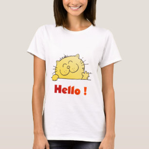 子猫は挨拶します Tシャツ