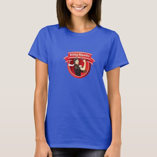 子猫はTシャツを咳払いで出します Tシャツ (正面)
