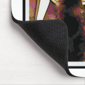 子猫を熟視する火 マウスパッド (コーナー)