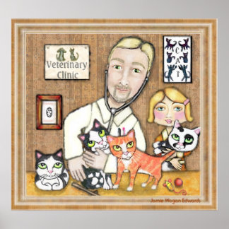子猫を飼った獣医 ポスター