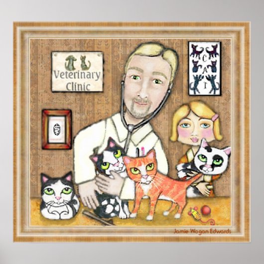 子猫を飼った獣医 ポスター (正面)