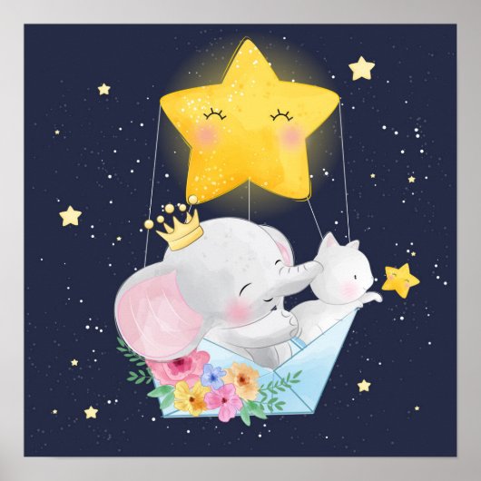 子猫を飼った象 ポスター (正面)