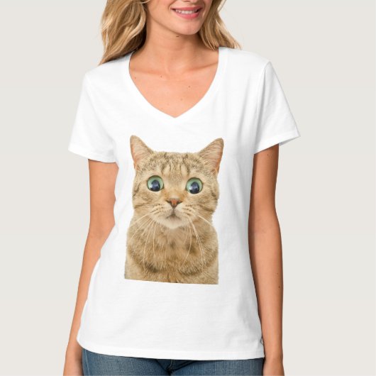 子猫アイズTシャツ Tシャツ (正面)