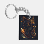 子猫アクリルのキーチェーン キーホルダー (正面左)