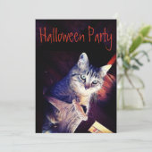 子猫アロークローズアップ写真招待状 招待状 (スタンド正面)