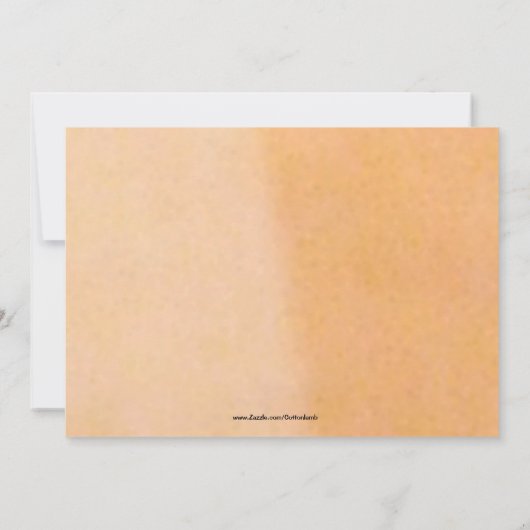 子猫アンダーカバーサプライズパーティの招待状 招待状 (裏面)