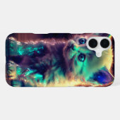 子猫アートのスマホケース iPhoneケース (裏面横)