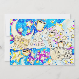 子猫アート 招待状