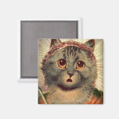 子猫イエスとトーンズの冠 マグネット (正面/裏面)