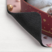 子猫インキャンディハートボックス マウスパッド (コーナー)