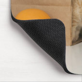 子猫インサイド買い物袋 マウスパッド (コーナー)