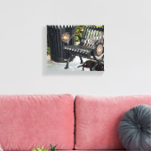 子猫インザパーク キャンバスプリント (インサイチュ (リビング))