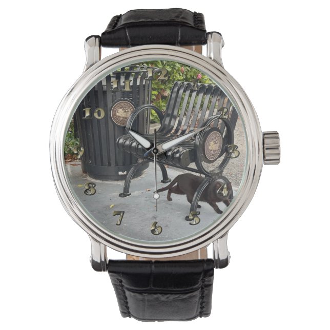 子猫インザパーク 腕時計 (正面)