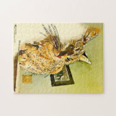 子猫ウィスカーハートノーズ水彩 ジグソーパズル (横)