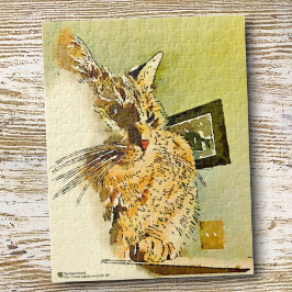 子猫ウィスカーハートノーズ水彩 ジグソーパズル