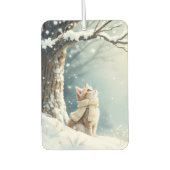 子猫ウォッチングスノーフレーク カーエアーフレッシュナー