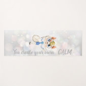 子猫カッコいい《写真》ぼけ味 – 独自の冷静さを作成 ヨガマット (正面(横))