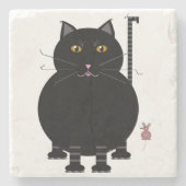 子猫カットストーンコースター ストーンコースター (正面)