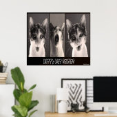 子猫カットセルフィーズのポスター ポスター (ホームオフィス)