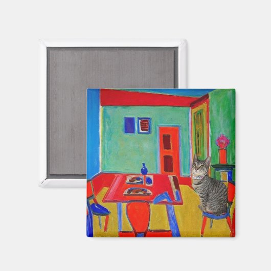 子猫カフェ マグネット (正面/裏面)
