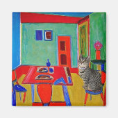 子猫カフェ マグネット (正面)