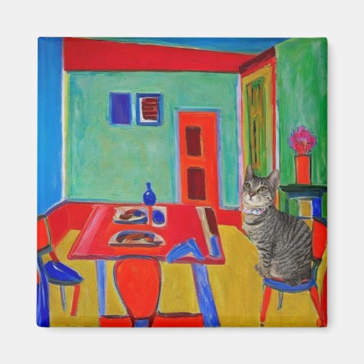 子猫カフェ マグネット (正面)