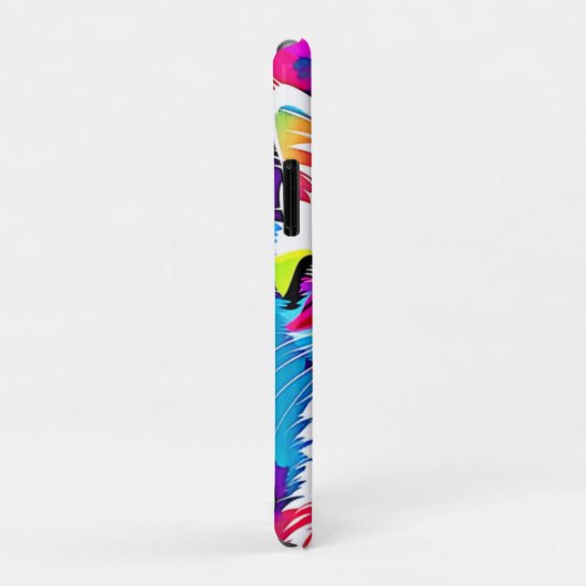 子猫カラフルアート Case-Mate iPhoneケース (裏面/右)