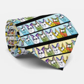 子猫カラフル猫 ネクタイ (ロール)