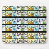 子猫カラフル猫 マウスパッド (正面)