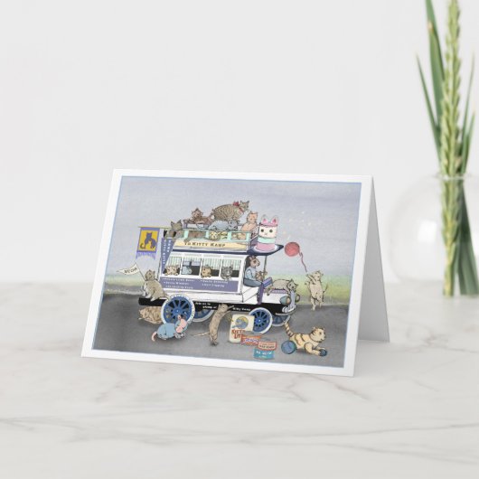 子猫カンプオムニバスカード カード (正面)