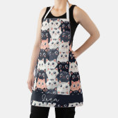 子猫カート万華鏡のように千変万化するパターン エプロン (インサイチュ)