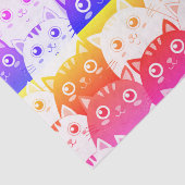 子猫カート万華鏡のように千変万化するパターン 薄葉紙 (詳細)