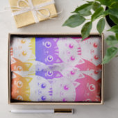 子猫カート万華鏡のように千変万化するパターン 薄葉紙 (ギフト)