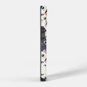 子猫カート万華鏡のように千変万化するパターン iPhoneケース (右側面)