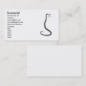 子猫カード 名刺 (正面/裏面)